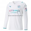 Nuevo Camiseta Manga Larga Manchester City 2ª Liga 21/22 Baratas