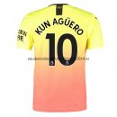 Nuevo Camisetas Manchester City 3ª Liga 19/20 Kun Aguero Baratas
