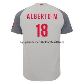 Nuevo Camisetas Liverpool 3ª Liga 18/19 Alberto.M Baratas