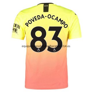 Nuevo Camisetas Manchester City 3ª Liga 19/20 Poveda Ocampo Baratas