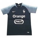 Nuevo Camisetas Francia Entrenamiento 2019 Azul Gris Baratas