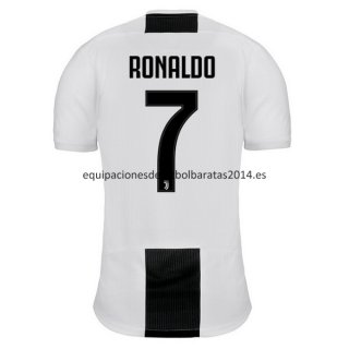 Nuevo Camisetas Juventus 1ª Liga 18/19 Ronaldo Baratas