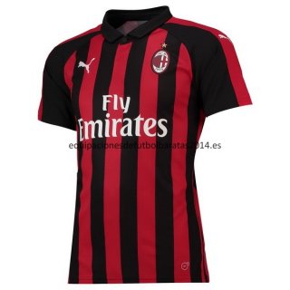 Nuevo Camisetas AC Milan 1ª Liga 18/19 Baratas