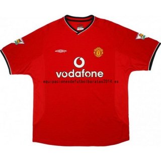 Nuevo 1ª Camiseta Manchester United Retro 2000/2002 Baratas
