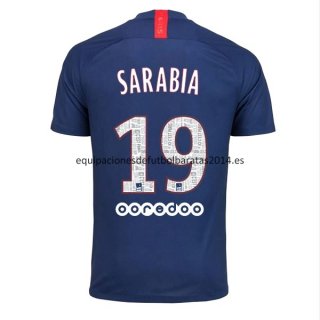 Nuevo Camisetas Paris Saint Germain 1ª Liga 19/20 Sarabia Baratas
