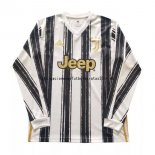 Nuevo Camisetas Manga Larga Juventus 1ª Liga 20/21 Baratas