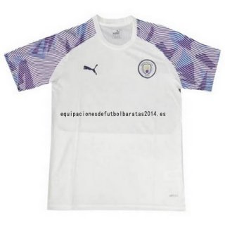 Nuevo Camiseta Entrenamiento Manchester City 20/21 Blanco Purpura Baratas