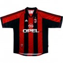 Nuevo Camiseta AC Milan Retro 1ª Liga 1998 2000 Baratas