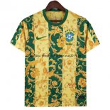 Nuevo Tailandia Camiseta Especial Brasil 2022 Amarillo Verde Baratas