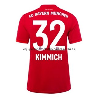 Nuevo Camisetas Bayern Munich 1ª Liga 19/20 Kimmich Baratas
