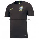 Nuevo Camisetas Portero Brasil Negro Equipación 2018 Baratas
