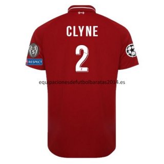 Nuevo Camisetas Liverpool 1ª Liga 18/19 Clyne Baratas