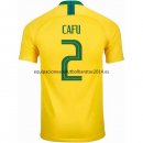 Nuevo Camisetas Brasil 1ª Equipación 2018 Cafu Baratas