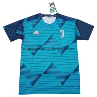 Nuevo Camisetas Entrenamiento Juventus 19/20 Azul Baratas