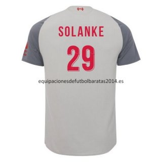 Nuevo Camisetas Liverpool 3ª Liga 18/19 Solanke Baratas