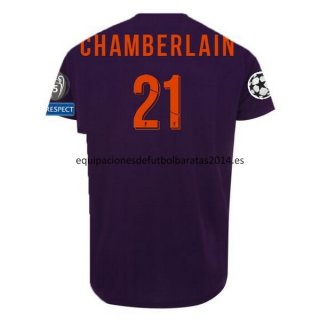 Nuevo Camisetas Liverpool 2ª Liga 18/19 Chamberlain Baratas