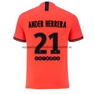 Nuevo Camisetas Paris Saint Germain 2ª Liga 19/20 Ander Herrera Baratas