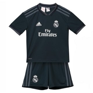 Nuevo Camisetas Ninos Real Madrid 2ª Liga 18/19 Baratas