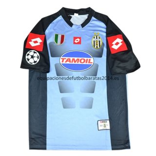 Nuevo Camisetas Portero Juventus Azul Equipación Retro 2002/2003 Baratas