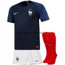 Nuevo Camisetas (Pantalones+Calcetines) Francia 1ª Liga 2018 Baratas