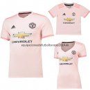 Nuevo Camisetas (Mujer+Ninos) Manchester United 2ª Liga 18/19 Baratas