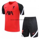 Nuevo Camisetas Liverpool Conjunto Completo Entrenamiento 20/21 Rojo Negro Baratas
