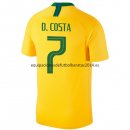Nuevo Camisetas Brasil 1ª Equipación 2018 D.Costa Baratas