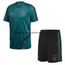 Nuevo Camisetas Entrenamiento Ninos Ajax Verde Liga 19/20 Baratas