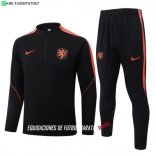 Nuevo Conjunto Completo Sudadera Entrenamiento Países Bajos 2026 Negro Baratas Nuevo Conjunto Completo Sudadera Entrenamiento Países Bajos 2026 Negro Baratas
