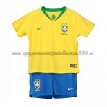 Nuevo Camisetas Conjunto De Ninos Brasil 1ª Equipación 2018 Baratas