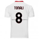 Nuevo Camiseta AC Milan 2ª Liga 20/21 Tonali Baratas