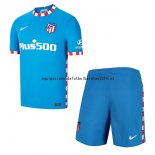 Nuevo Camisetas Atlético Madrid 3ª Liga Niños 21/22 Baratas