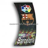 Futbol Bandera de Barcelona Negro
