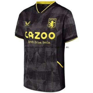 Nuevo Tailandia 3ª Camiseta Aston Villa 2022 2023 Negro Baratas