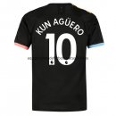 Nuevo Camisetas Manchester City 2ª Liga 19/20 Kun Aguero Baratas