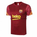 Nuevo Camiseta Entrenamiento Barcelona 20/21 Rojo Amarillo
