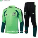 Nuevo Conjunto Completo Sudadera Entrenamiento México 2026 Verde Negro Baratas Nuevo Conjunto Completo Sudadera Entrenamiento México 2026 Verde Negro Baratas