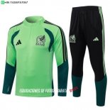 Nuevo Conjunto Completo Sudadera Entrenamiento México 2026 Verde Negro Baratas Nuevo Conjunto Completo Sudadera Entrenamiento México 2026 Verde Negro Baratas