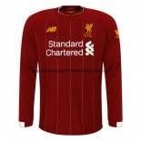 Nuevo Camisetas Manga Larga Liverpool 1ª Liga 19/20 Baratas