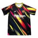 Nuevo Camisetas Entrenamiento Barcelona 20/21 Negro Amarillo Baratas