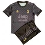 Nuevo Camiseta Especial Conjunto De Niños Juventus 22/23 Negro Baratas