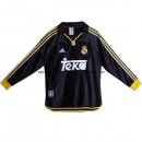 Nuevo 2ª Camiseta Manga Larga Real Madrid Retro 1999 2000 Negro Baratas Nuevo 2ª Camiseta Manga Larga Real Madrid Retro 1999 2000 Negro Baratas