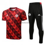 Nuevo Entrenamiento Conjunto Completo Bayern Múnich 22/23 Rojo Negro Baratas