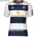 Nuevo Tailandia Especial Camiseta Hamburgo S.V. 25/26 Blanco Azul Baratas