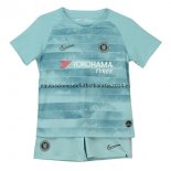 Nuevo Camisetas Conjunto Completo Ninos Chelsea 3ª Liga 18/19 Baratas
