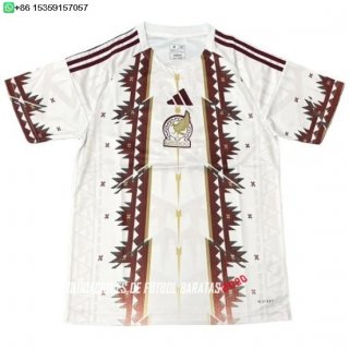 Nuevo Tailandia Especial Camiseta Mexico 2026 Blanco Rojo Baratas
