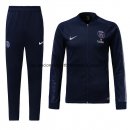 Nuevo Camisetas Chaqueta Conjunto Completo Paris Saint Germain Ninos Azul Marino Liga 18/19 Baratas