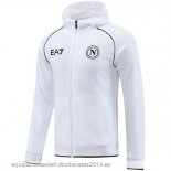Nuevo Chaqueta Con Capucha Napoli 23/24 Blanco Baratas
