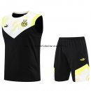 Nuevo Entrenamiento Sin Mangas Conjunto Completo Borussia Dortmund 22/23 Amarillo Negro Baratas