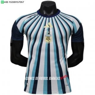 Nuevo Especial Jugadores Camiseta Argentina 2026 Azul Blanco Baratas